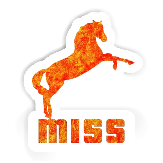 Miss Sticker Pferd Image