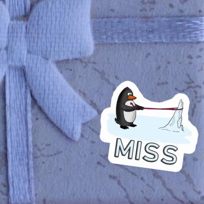 Miss Aufkleber Pinguin Notebook Image