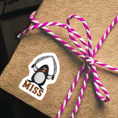 Autocollant Pingouin de combat Miss Gift package Image