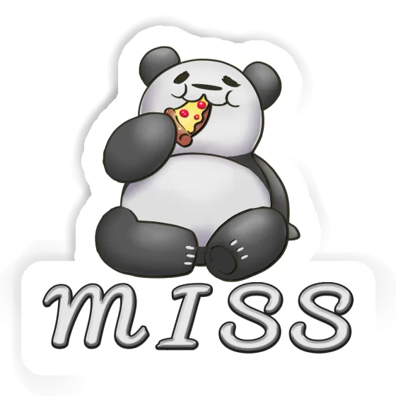 Miss Sticker Pandabear Laptop Image