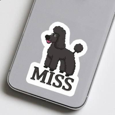 Miss Sticker Poodle Laptop Image