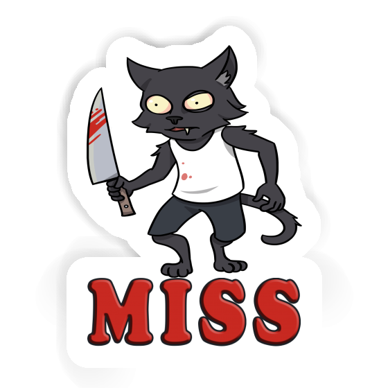 Sticker Miss Psycho Cat Gift package Image