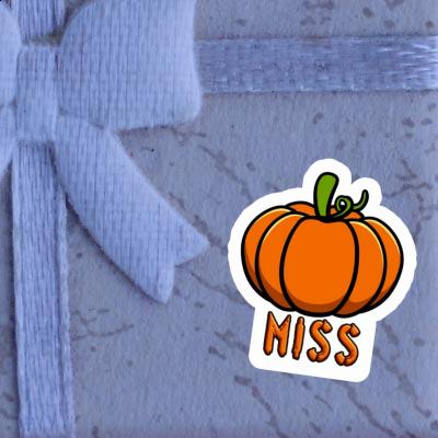 Sticker Miss Pumpkin Notebook Image