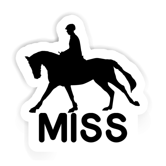 Horse Rider Sticker Miss Gift package Image