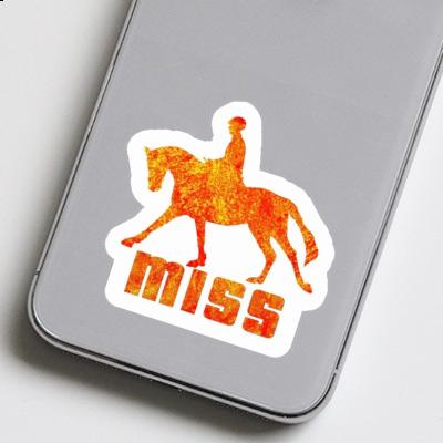 Horse Rider Sticker Miss Gift package Image