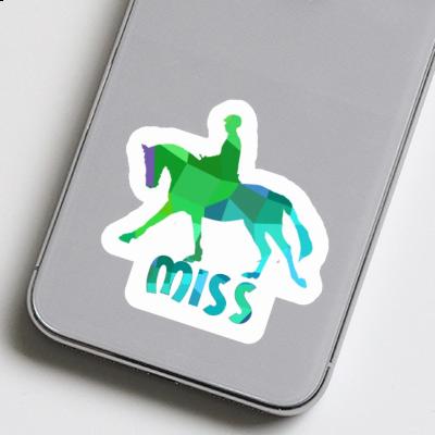 Sticker Miss Horse Rider Gift package Image