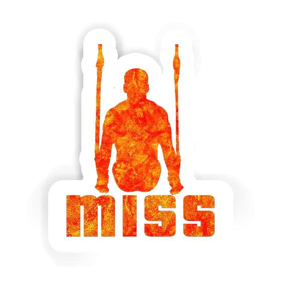 Sticker Ring gymnast Miss Laptop Image