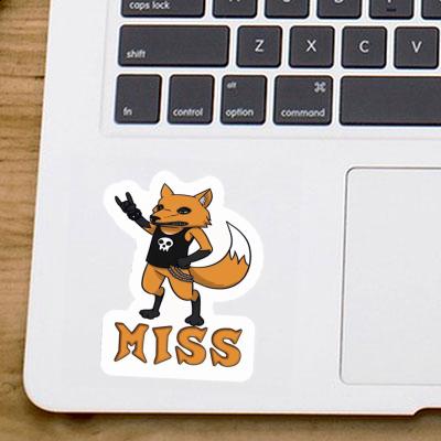 Sticker Fox Miss Image