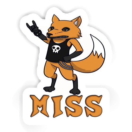 Sticker Rocker Fox Miss Gift package Image