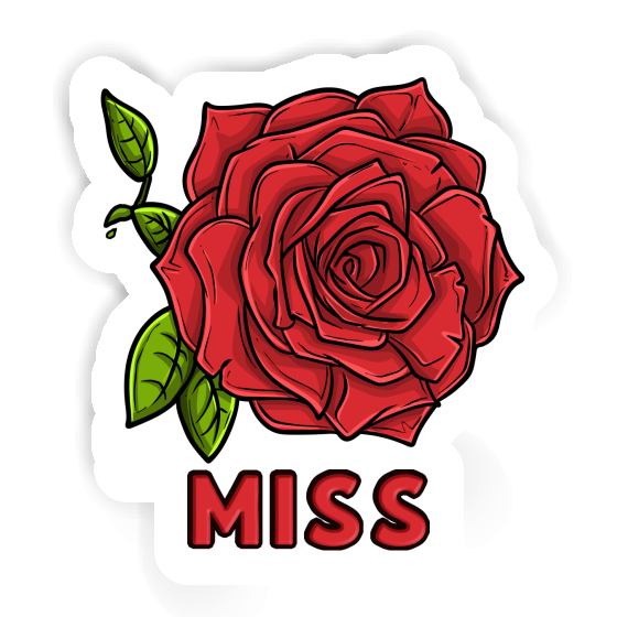 Miss Sticker Rose Image