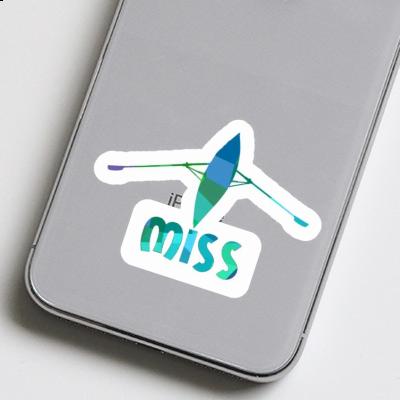 Rowboat Sticker Miss Laptop Image