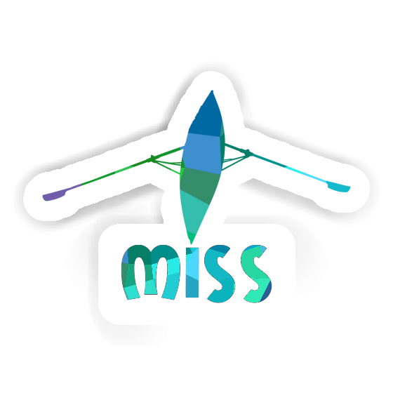 Rowboat Sticker Miss Image