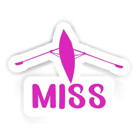 Sticker Rowboat Miss Laptop Image