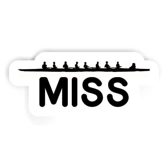 Sticker Rowboat Miss Laptop Image