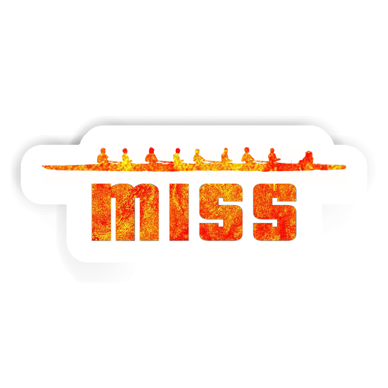 Sticker Rowboat Miss Laptop Image