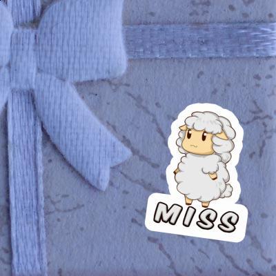 Sticker Miss Sheep Laptop Image