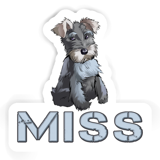 Schnauzer Sticker Miss Notebook Image