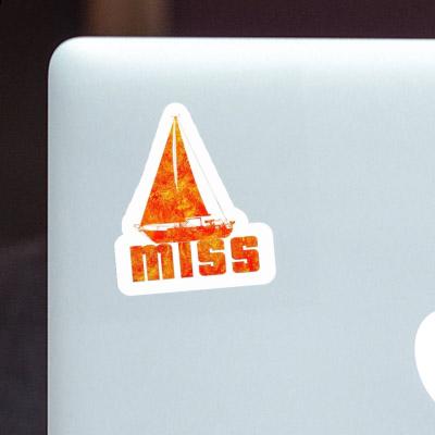 Sticker Miss Segelboot Laptop Image