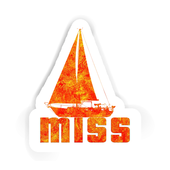 Miss Sticker Sailboat Gift package Image