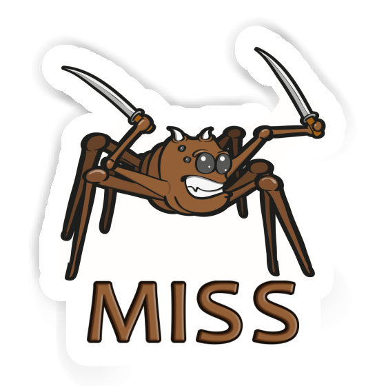 Sticker Fighting Spider Miss Image