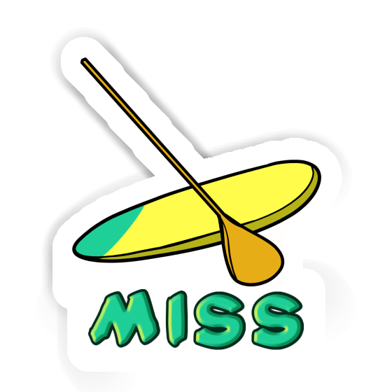 Stand Up Paddle Sticker Miss Gift package Image