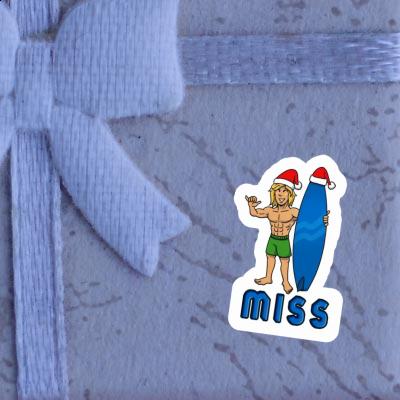 Sticker Miss Surfer Notebook Image