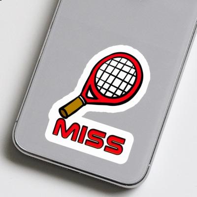 Autocollant Raquette de tennis Miss Gift package Image