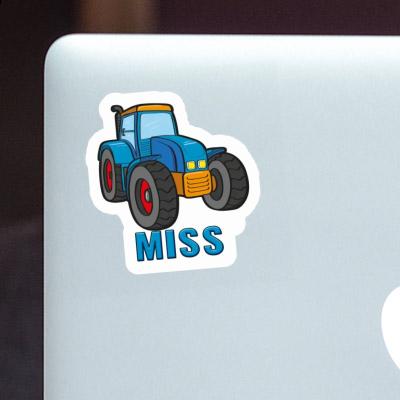 Tracteur Autocollant Miss Laptop Image