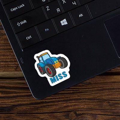 Miss Sticker Tractor Laptop Image