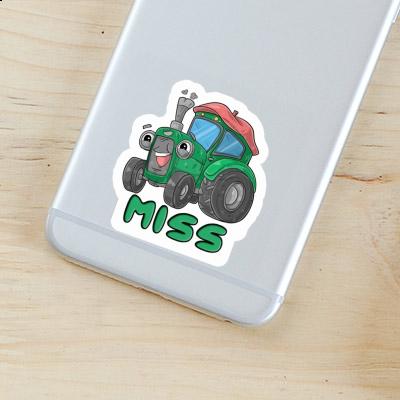 Autocollant Miss Tracteur Notebook Image