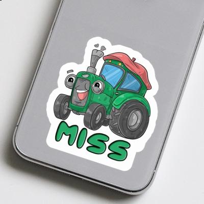 Autocollant Miss Tracteur Laptop Image