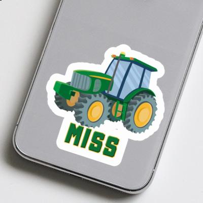 Autocollant Miss Tracteur Notebook Image