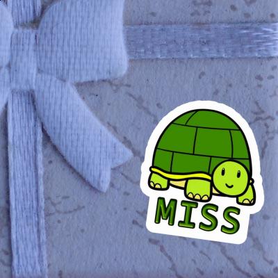 Autocollant Miss Tortue Image