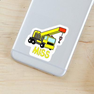 Vehicle Crane Sticker Miss Image