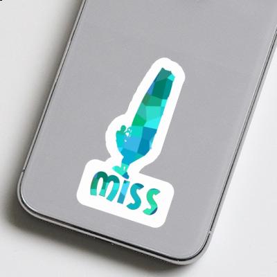 Miss Sticker Windsurfer Image