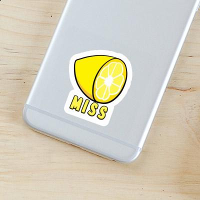 Lemon Sticker Miss Image