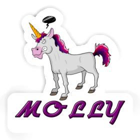 Unicorn Sticker Molly Image