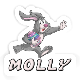 Aufkleber Molly Rugby-Hase Image