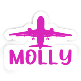 Aufkleber Jumbo-Jet Molly Image
