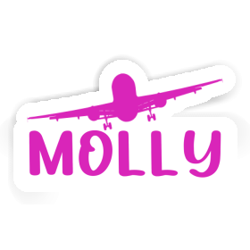 Flugzeug Sticker Molly Image