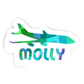 Aufkleber Jumbo-Jet Molly Image