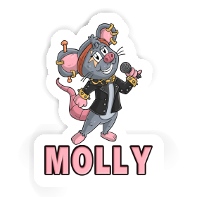 Aufkleber Sängerin Molly Image