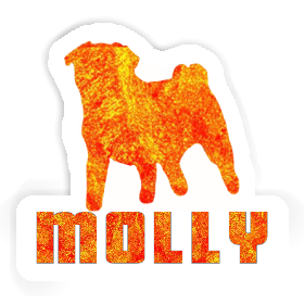 Molly Aufkleber Mops Image