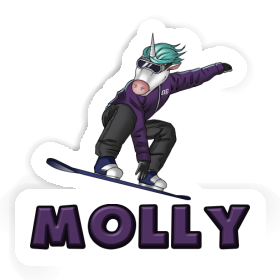 Molly Sticker Snowboarderin Image