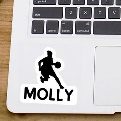 Aufkleber Basketballspielerin Molly Notebook Aufkleber Basketballspielerin Molly Gift package Image