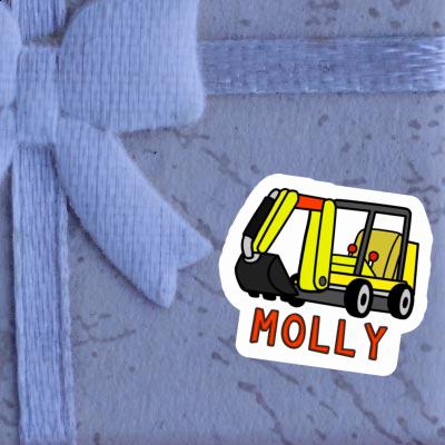 Mini-Excavator Sticker Molly Notebook Mini-Excavator Sticker Molly Notebook Image