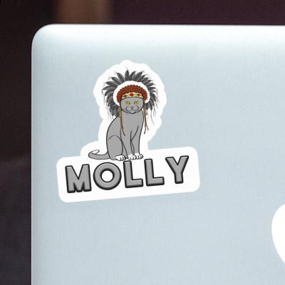 Autocollant Molly Chat indien Laptop Autocollant Molly Chat indien Laptop Image