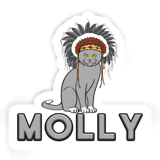 Autocollant Molly Chat indien Notebook Autocollant Molly Chat indien Gift package Image