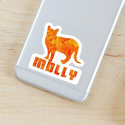 Molly Autocollant Chat Notebook Molly Autocollant Chat Gift package Image