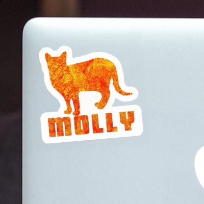 Molly Autocollant Chat Notebook Molly Autocollant Chat Gift package Image